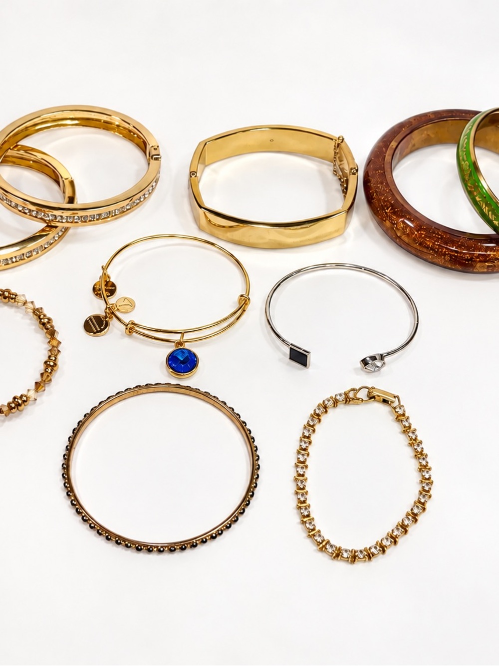 Lot of 10 Bracelets Including Michael Kors, Alex & Ani and More
